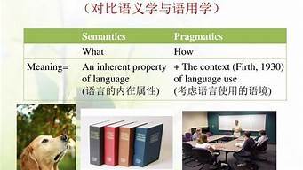 semantics语言学定义（semantics语言学定义英文）